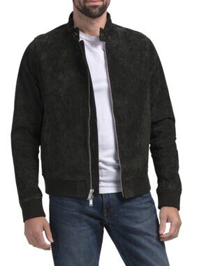7 FOR ALL MANKIND Suede Harrington Jacket